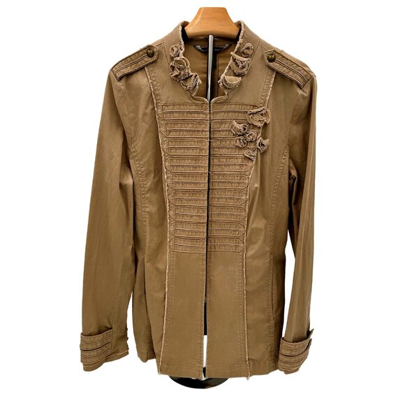 White House Balck Market Womens Military Style Jacket - Picture 2 of 3